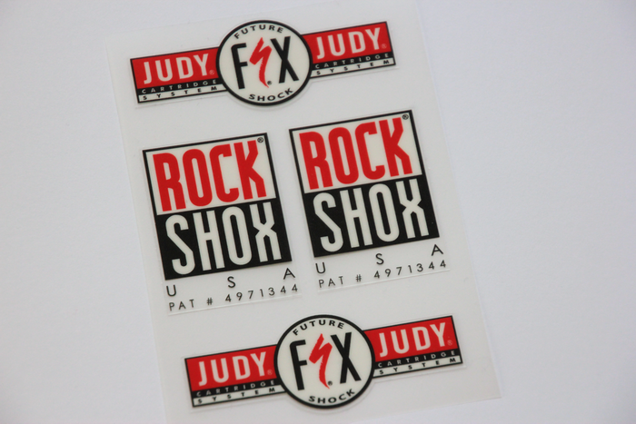 1996 Rock Shox Judy FSX Decals/Nalepky